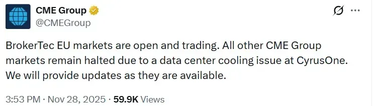 CME Group's post on X