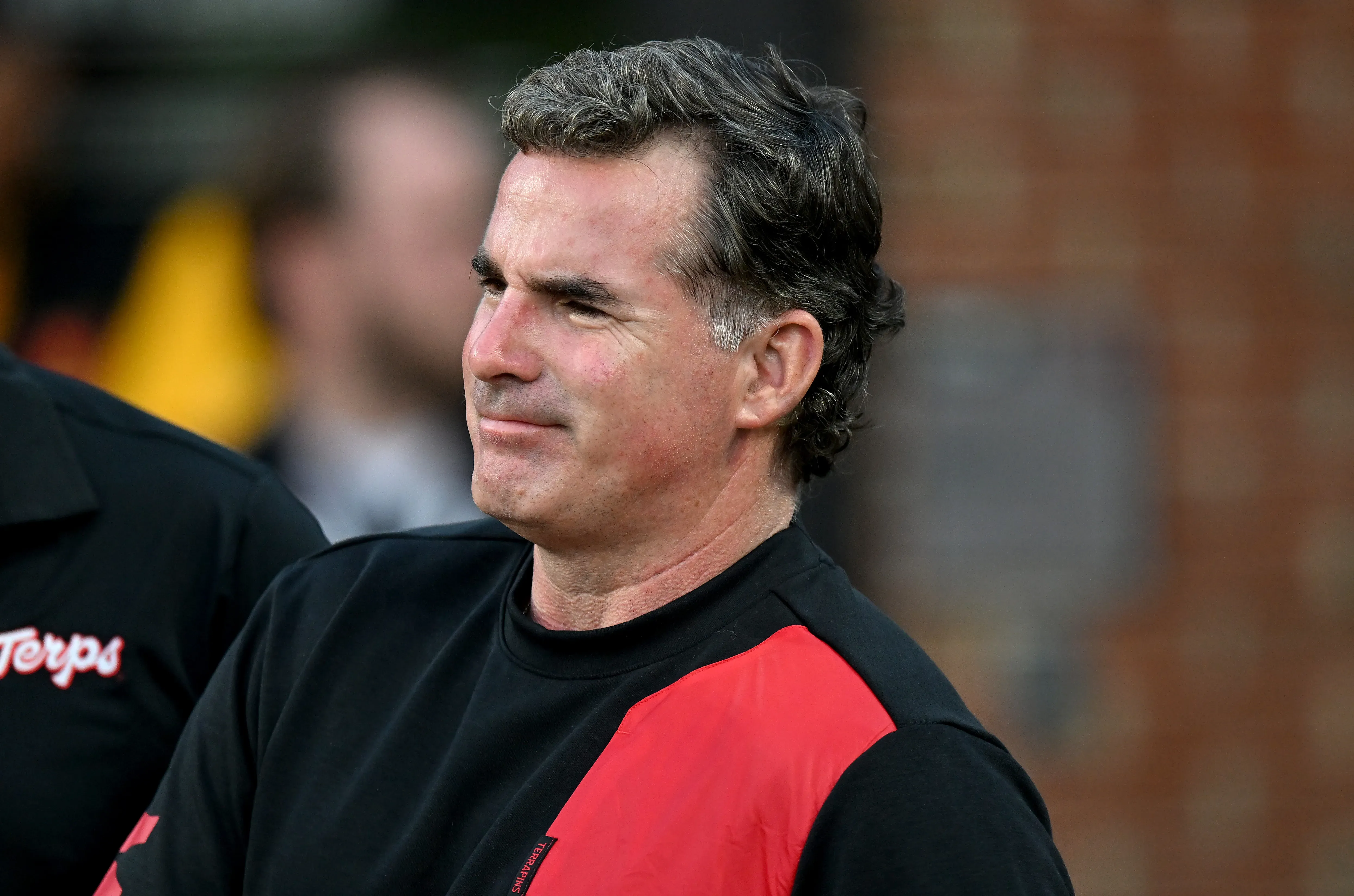 Under Armour founder Kevin Plank watches the game between the Maryland Terrapins and the Virginia Cavaliers at SECU Stadium on September 15, 2023 in College Park, Maryland.