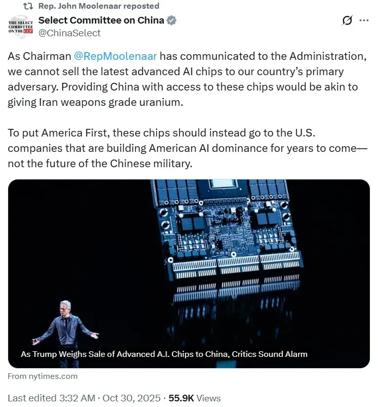 Select Committee on China's post on X