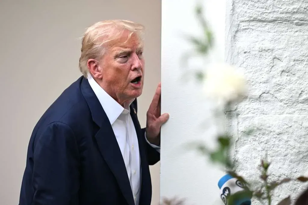 United States President Donald Trump speaks to members of the media at the White House in Washington DC, United States, on July 29, 2025. 