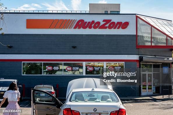 An AutoZone store in Richmond, California, US, on Thursday, Feb. 26, 2026. AutoZone Inc. is scheduled to release earnings figures on March 3. Photographer: David Paul Morris/Bloomberg via Getty Images