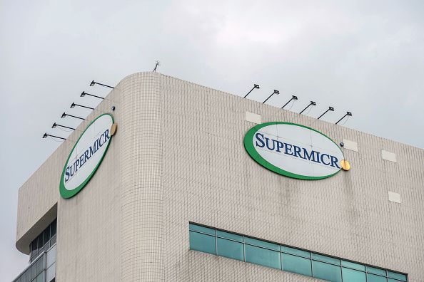The Super Micro Computer Inc. offices in Taoyuan, Taiwan. Photographer: Lam Yik Fei/Bloomberg via Getty Images
