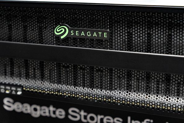 Seagate Exos 4U74 on display during the AI Summit Seoul & Expo 2026 held at COEX in Gangnam-gu, Seoul, South Korea, August 19, 2026. (Photo by Chris Jung/NurPhoto via Getty Images)