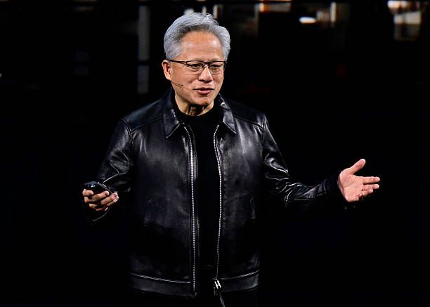 Co-founder, President and CEO of US technology company Nvidia, Jensen Huang speaks during the Nvidia GTC Berlin 2026 Artificial Intelligence conference, on October 21, 2026 in Berlin. (Photo by John MACDOUGALL / AFP via Getty Images)