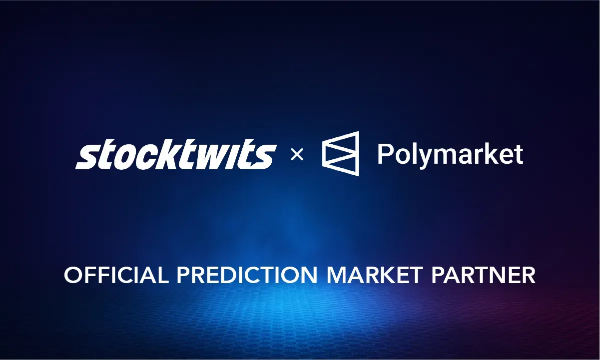 Polymarket becomes the Official Prediction Markets partner for Stocktwits, a milestone deal that represents the company’s largest-ever strategic partnership.