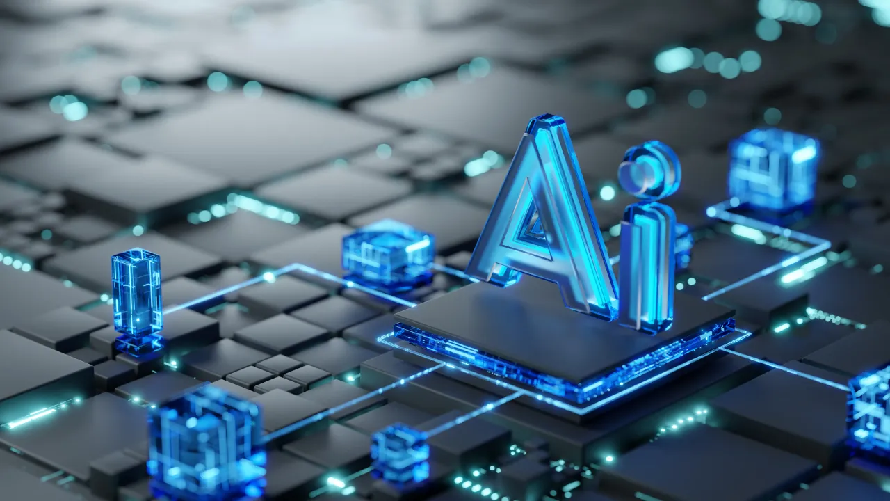 Artificial Intelligence, technology and data safety concept. Ai 3D symbol on abstract digital background  (Representative Image, courtesy of Sankai via Getty Images)