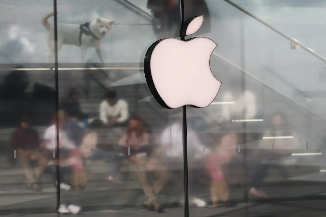Apple logo is seen on Apple Store in Milan, Italy on March 3, 2025. (Photo by Jakub Porzycki/NurPhoto via Getty Images)