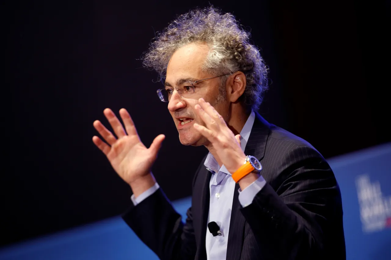 Alex Karp, CEO of Palantir Technologies, speaks on a panel titled Power, Purpose, and the New American Century at the Hill and Valley Forum at the U.S. Capitol on April 30, 2025 in Washington, DC. 