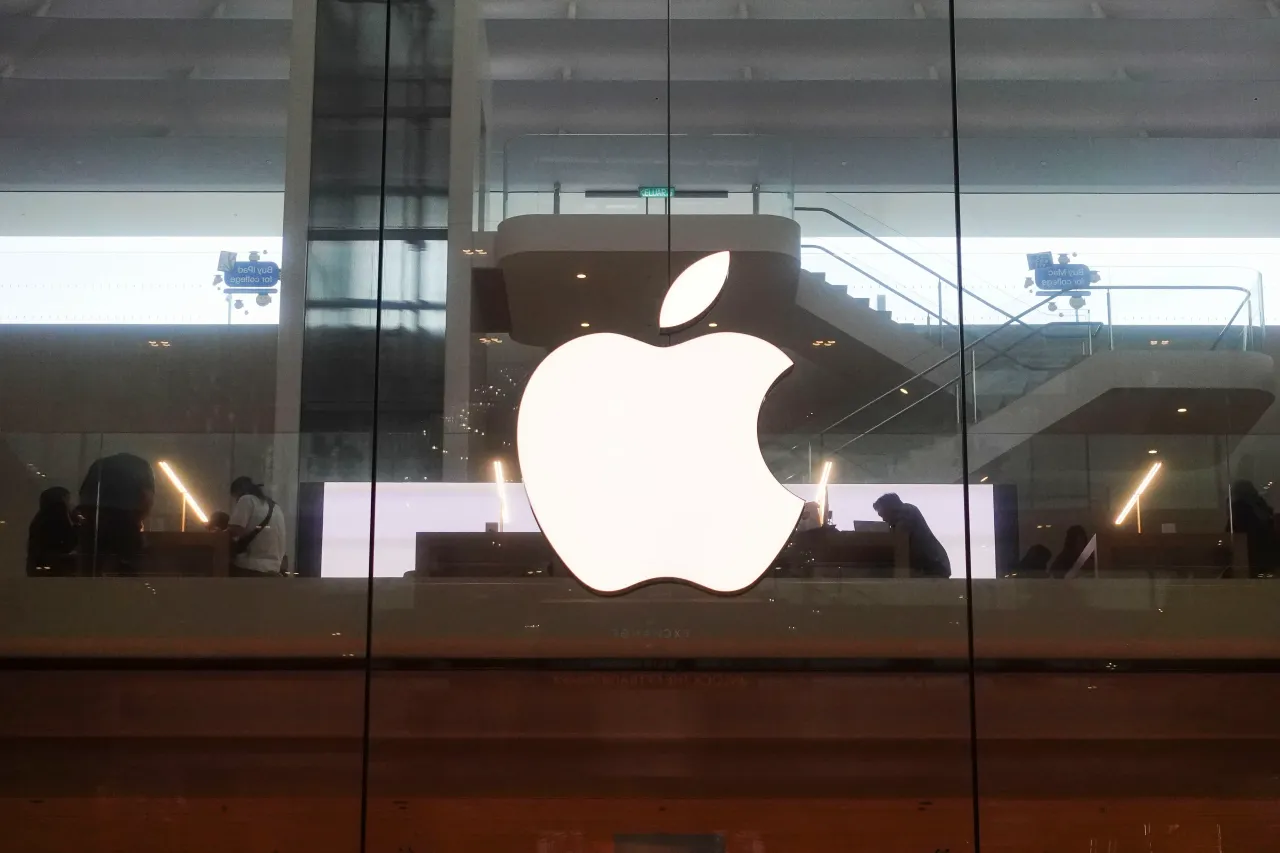Customers visit an Apple store at a shopping mall in Kuala Lumpur, Malaysia, on July 15, 2025. 