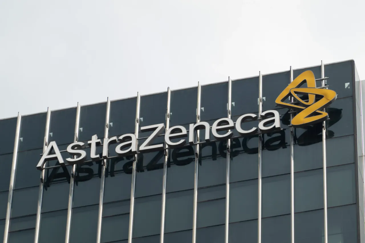 The international biopharmaceutical company AstraZeneca office building in Shanghai, China on June 27, 2025. 