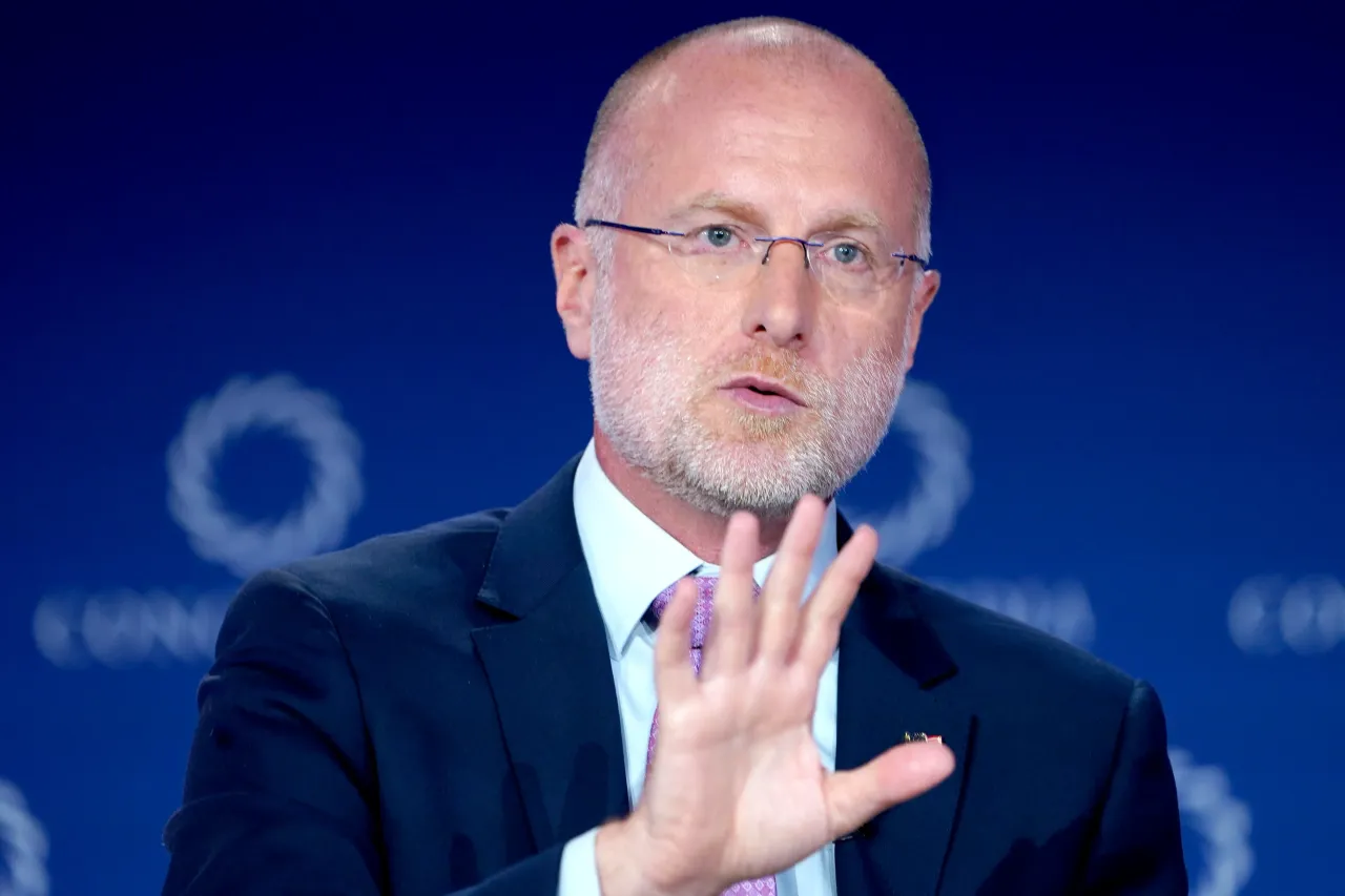 Brendan Carr, Chairman, FCC, speaks onstage during the 2025 Concordia Annual Summit at Sheraton New York Times Square on September 22, 2025. 