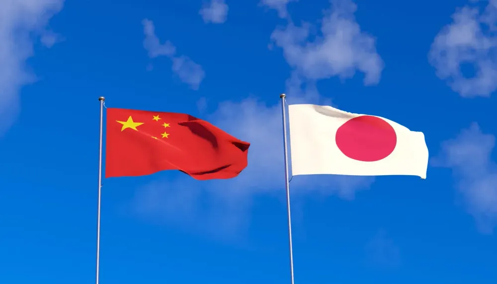 China is Japan's biggest trading partner, accounting for 20% of the latter's trade. 