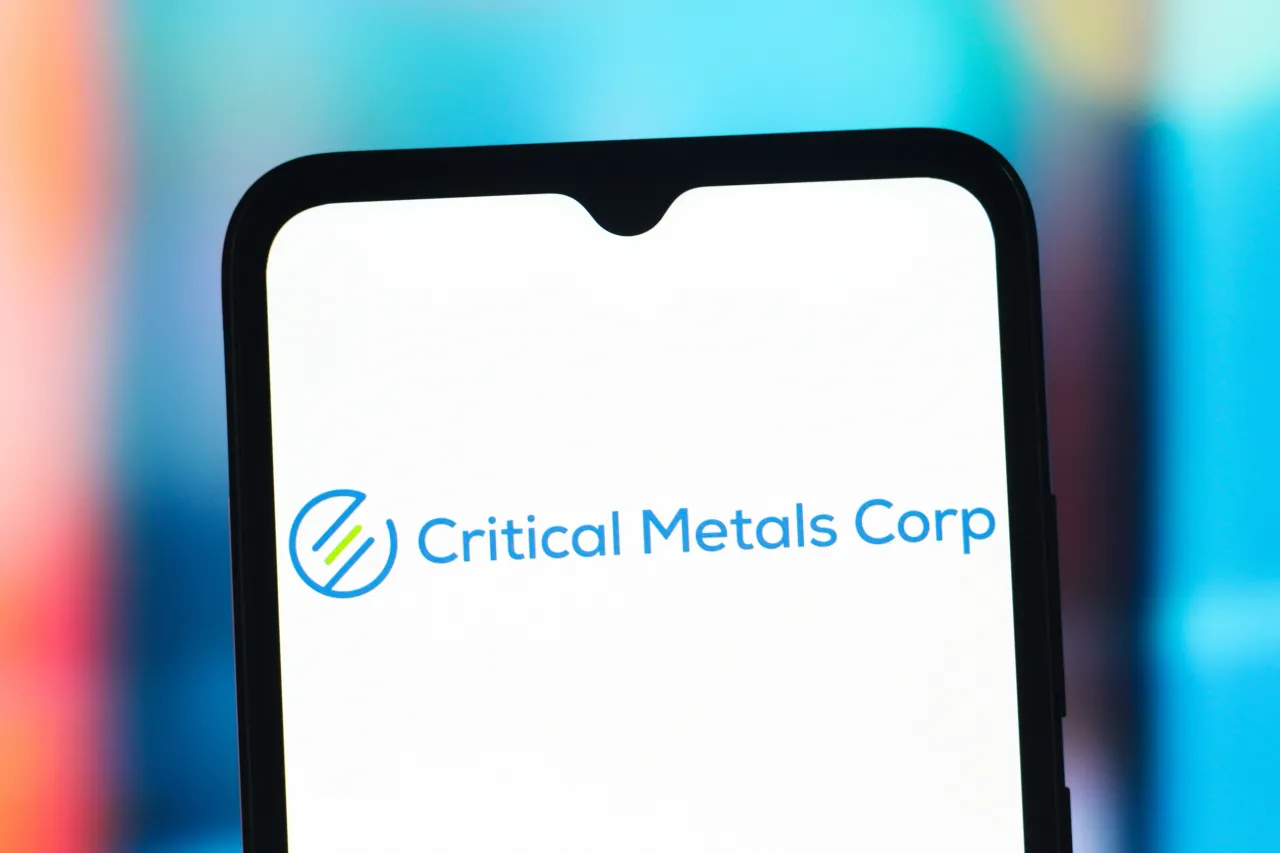 In this photo illustration, the Critical Metals Corp. logo is seen displayed on a smartphone screen