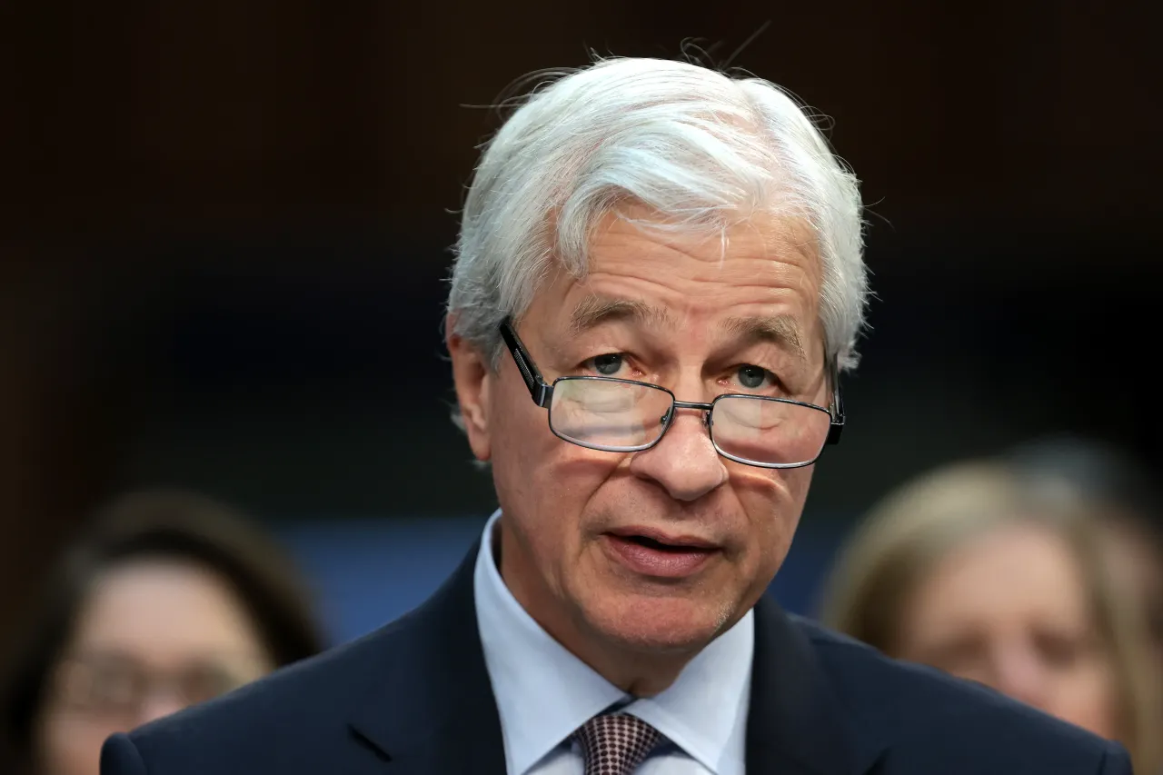 Jamie Dimon, Chairman and CEO of JPMorgan Chase, testifies during a Senate Banking Committee hearing at the Hart Senate Office Building on December 06, 2023 in Washington, DC. 