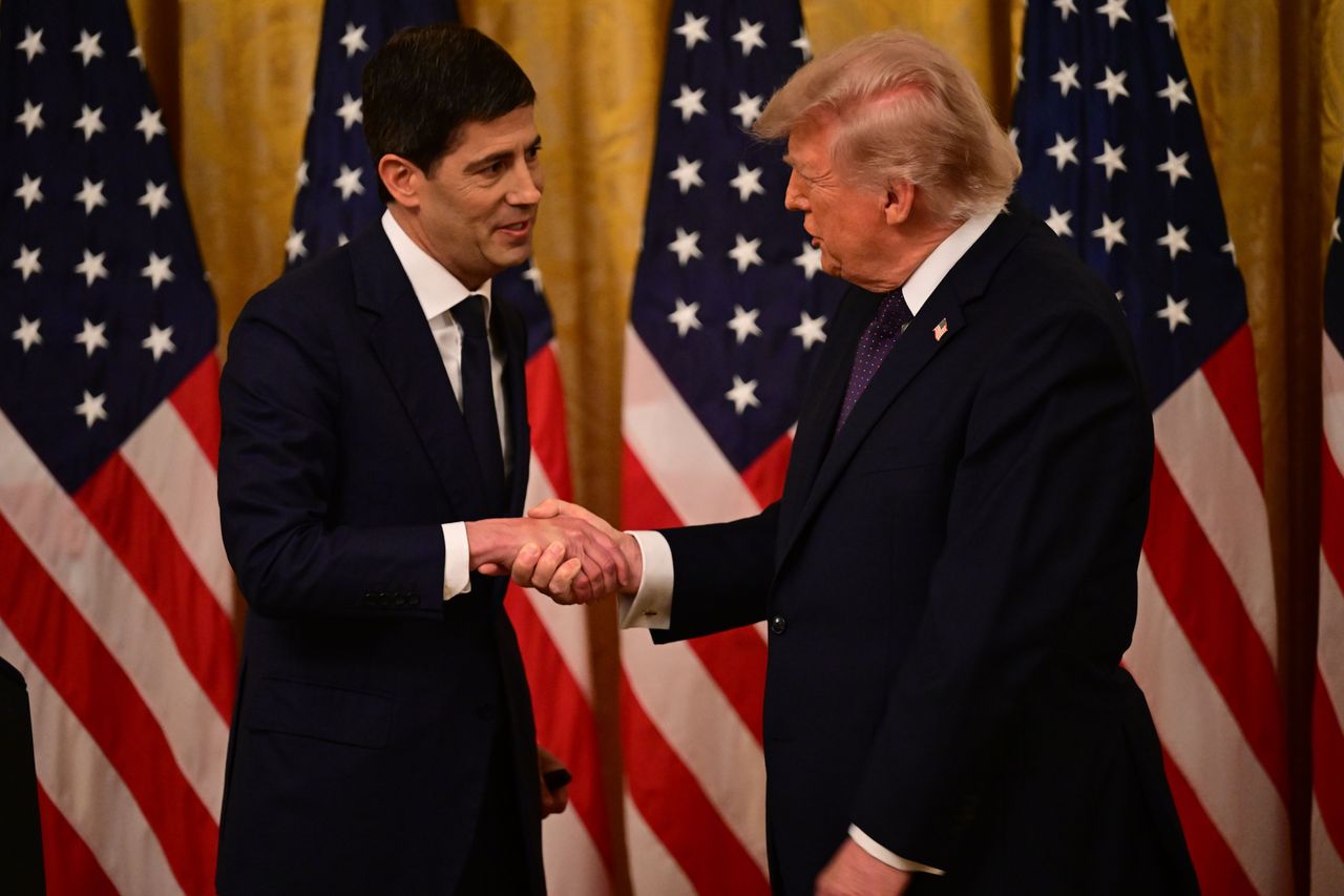 President of the United States Donald J. Trump speaks during the swearing in event for Chairman of the Federal Reserve Kevin Warsh at the White House, Washington, D.C., US, May 22, 2026