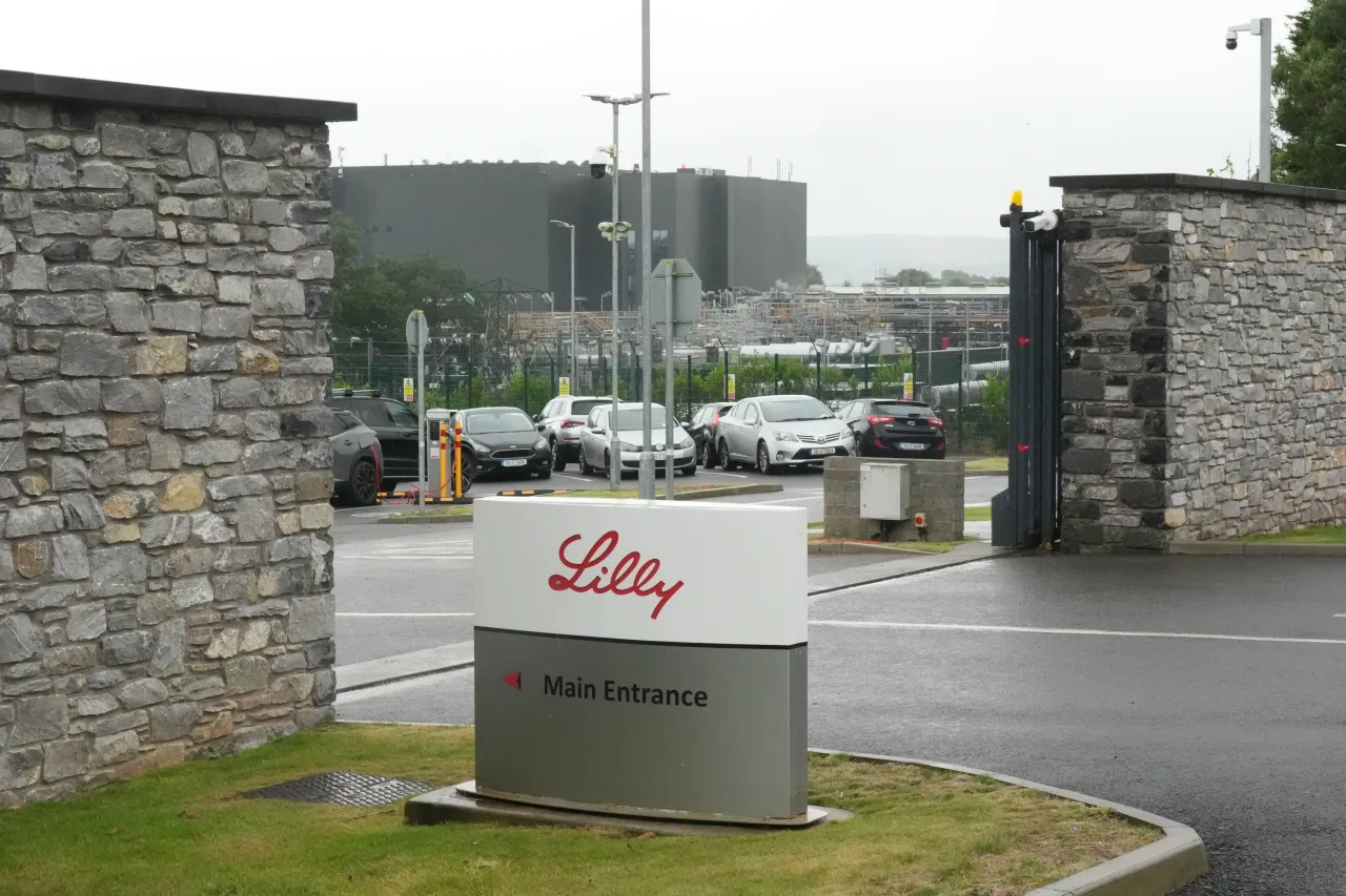 The entrance to the Eli Lilly factory in Kinsale, Co Cork, where weight loss drug Mounjaro is made. Picture date: Sunday May 18, 2025.