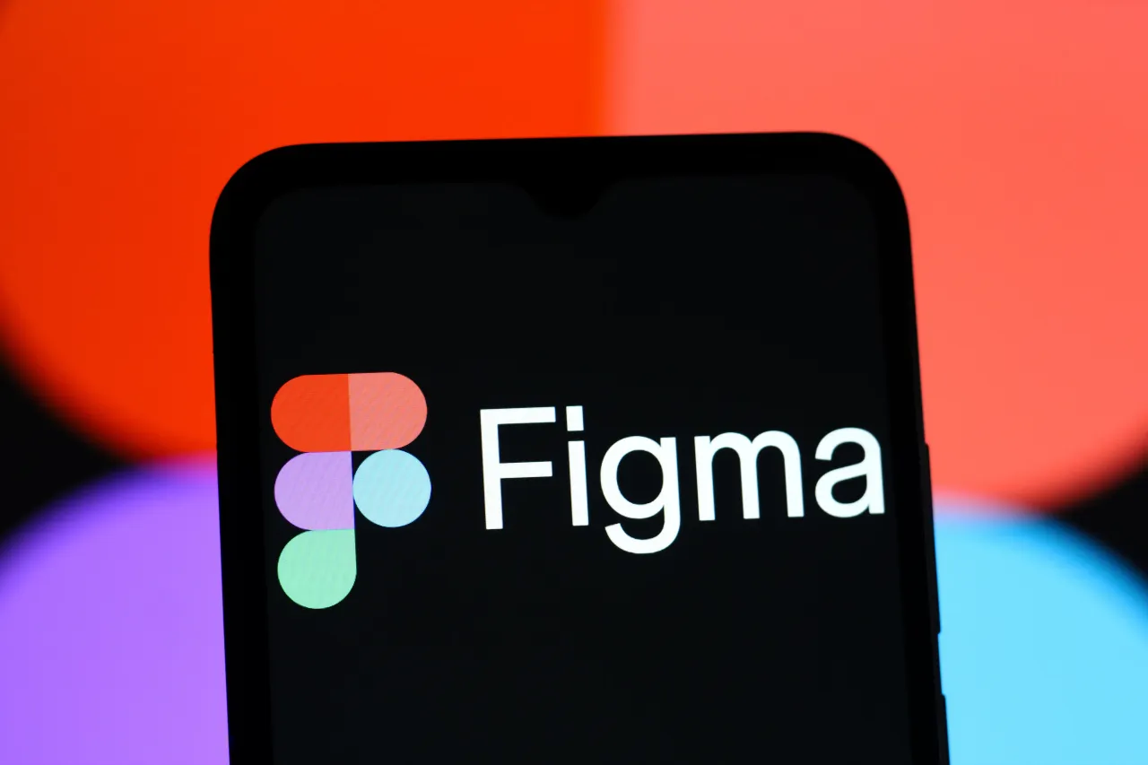 In this photo illustration, the Figma AI logo is seen displayed on a smartphone screen. 