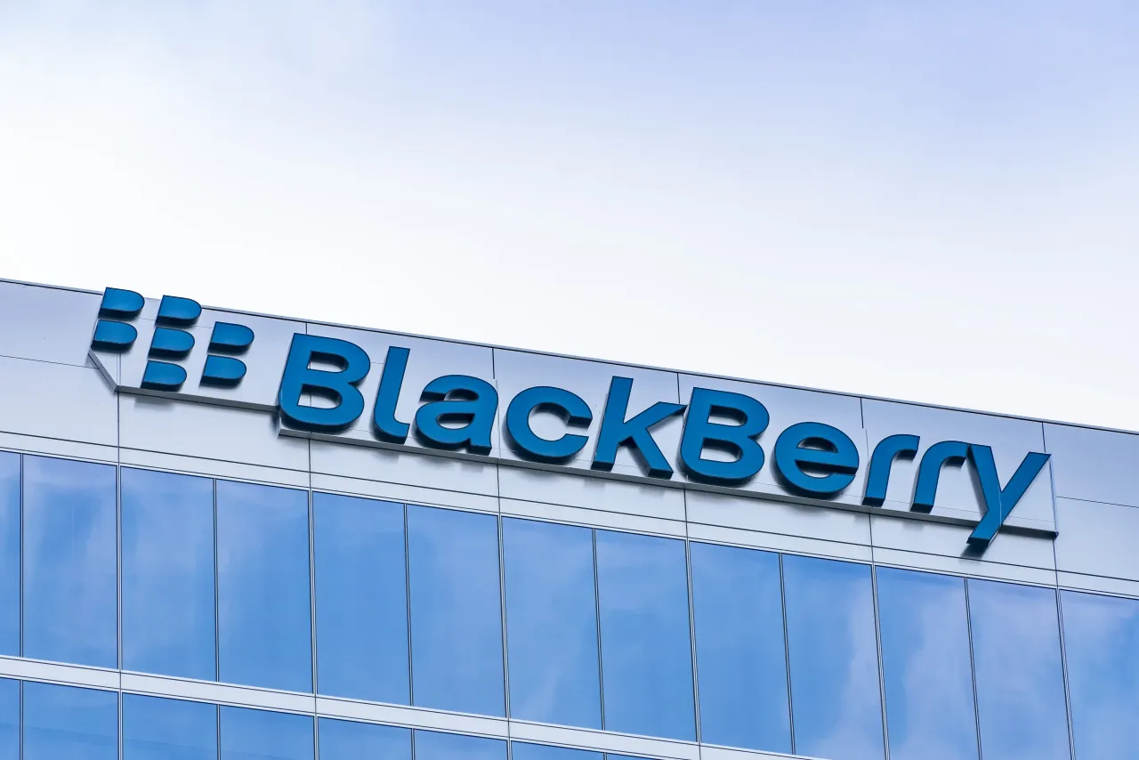 General view of the BlackBerry corporate offices on October 26, 2020 in Irvine, California. (Photo by AaronP/Bauer-Griffin/GC Images)