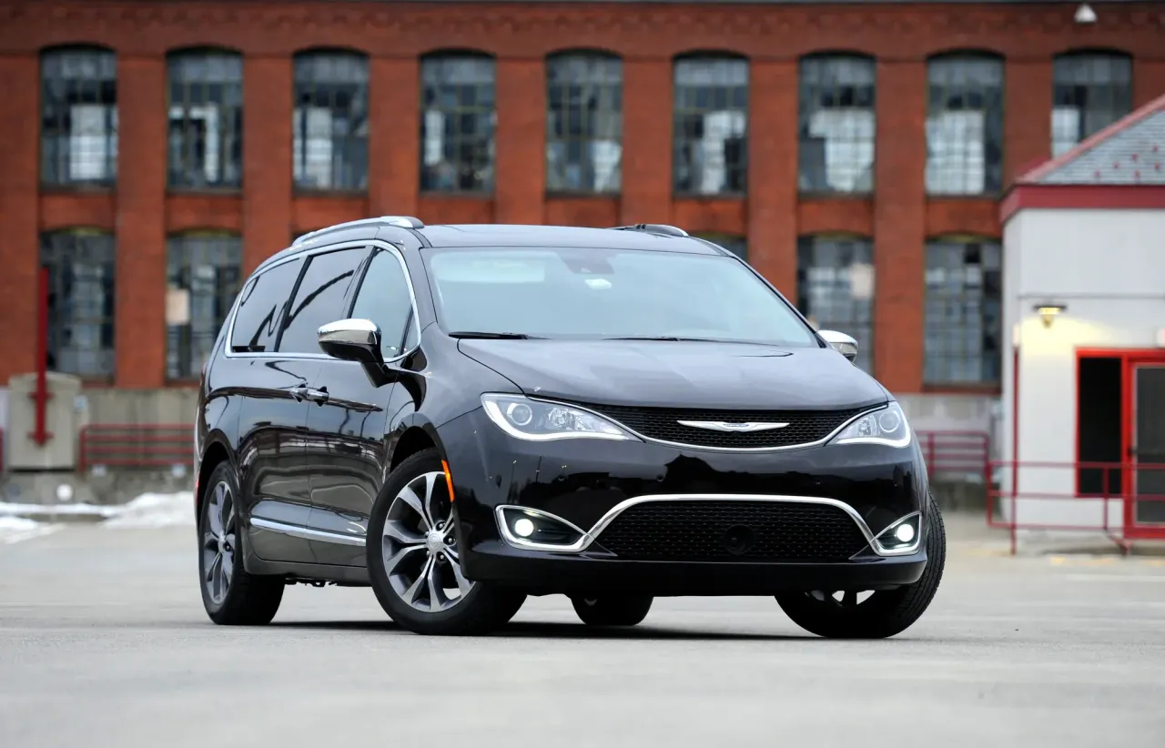 2017 Chrysler Pacifica is seen on Saturday, January 14, 2017. Staff photo by Christopher Evans (Photo by Christopher Evans/MediaNews Group/Boston Herald via Getty Images)