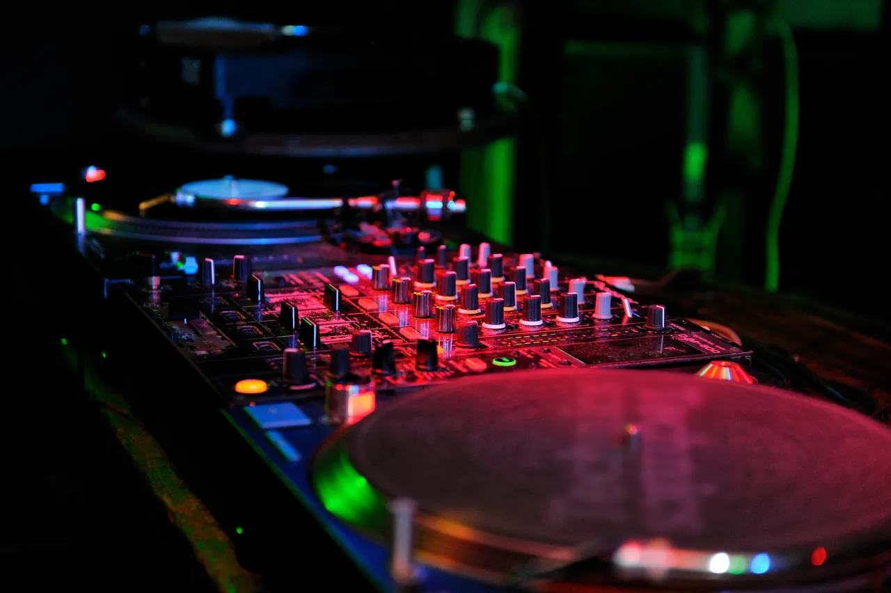 Rave Crowd - stock photo