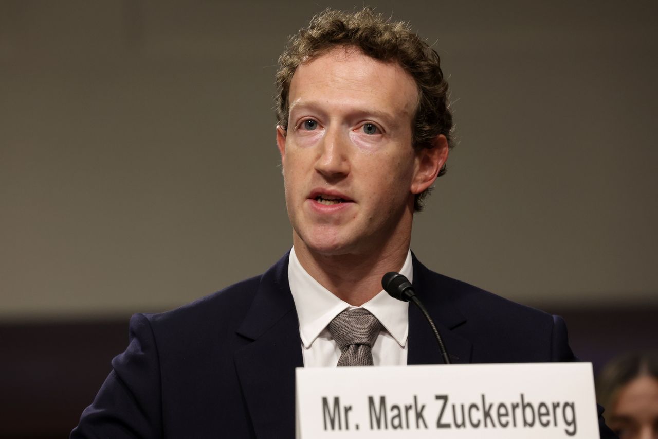 Mark Zuckerberg, CEO of Meta testifies before the Senate Judiciary Committee.