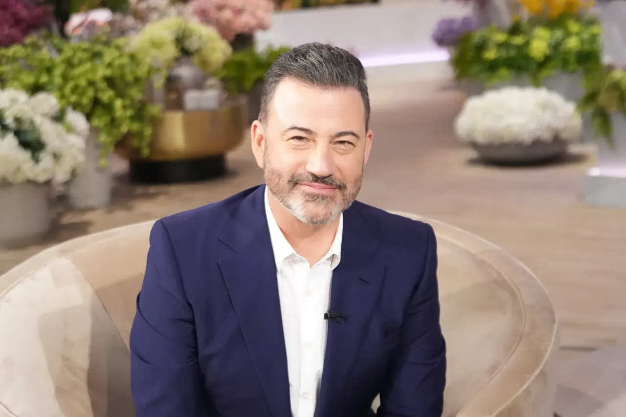 Jimmy Kimmel appears on "The Jennifer Hudson Show" on October 7, 2024 in Burbank, California. (Photo by Chris Haston/WBTV via Getty Images)