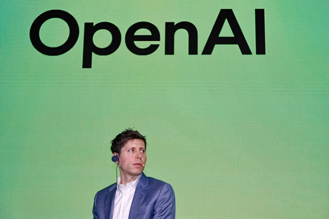 OpenAI Sam Altman speaks at a press conference in Seoul, South Korea, on February 4, 2025. (Photo by Chris Jung/NurPhoto via Getty Images)