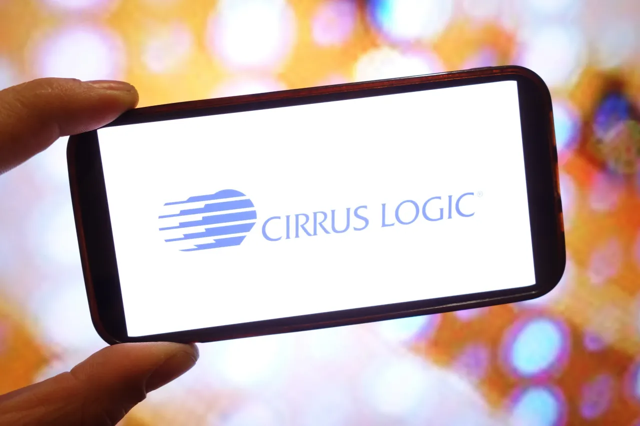 In this photo illustration, the Cirrus Logic company logo is seen displayed on a smartphone screen. (Photo Illustration by Piotr Swat/SOPA Images/LightRocket via Getty Images)