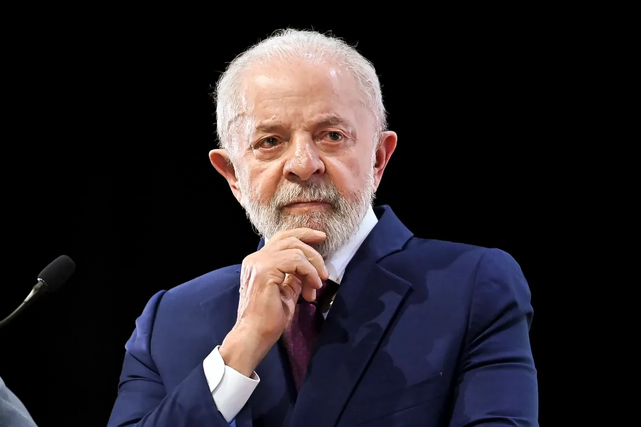 Brazilian President Lula da Silva pictured on April 3, 2025. (Photo by Ton Molina/NurPhoto via Getty Images)