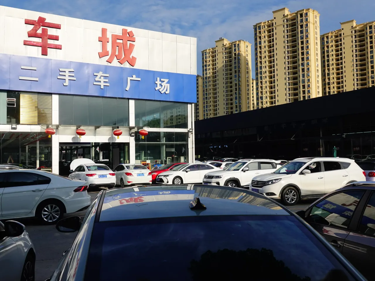 Used cars sold in a used car market in Yichang, Hubei Province, China on June 9, 2025. (Photo credit should read CFOTO/Future Publishing via Getty Images)