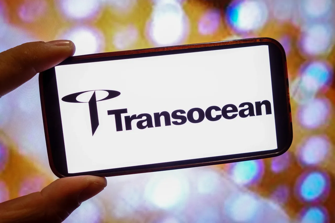  In this photo illustration, the Transocean company logo is seen displayed on a smartphone screen. (Photo Illustration by Piotr Swat/SOPA Images/LightRocket via Getty Images)