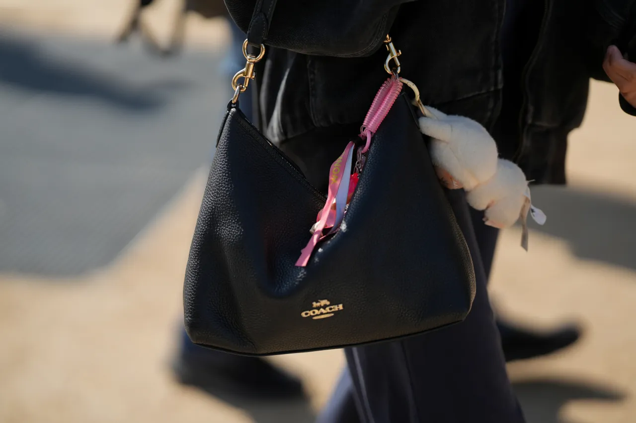 A Coach handbag. (Photo by Moritz Scholz/Getty Images)