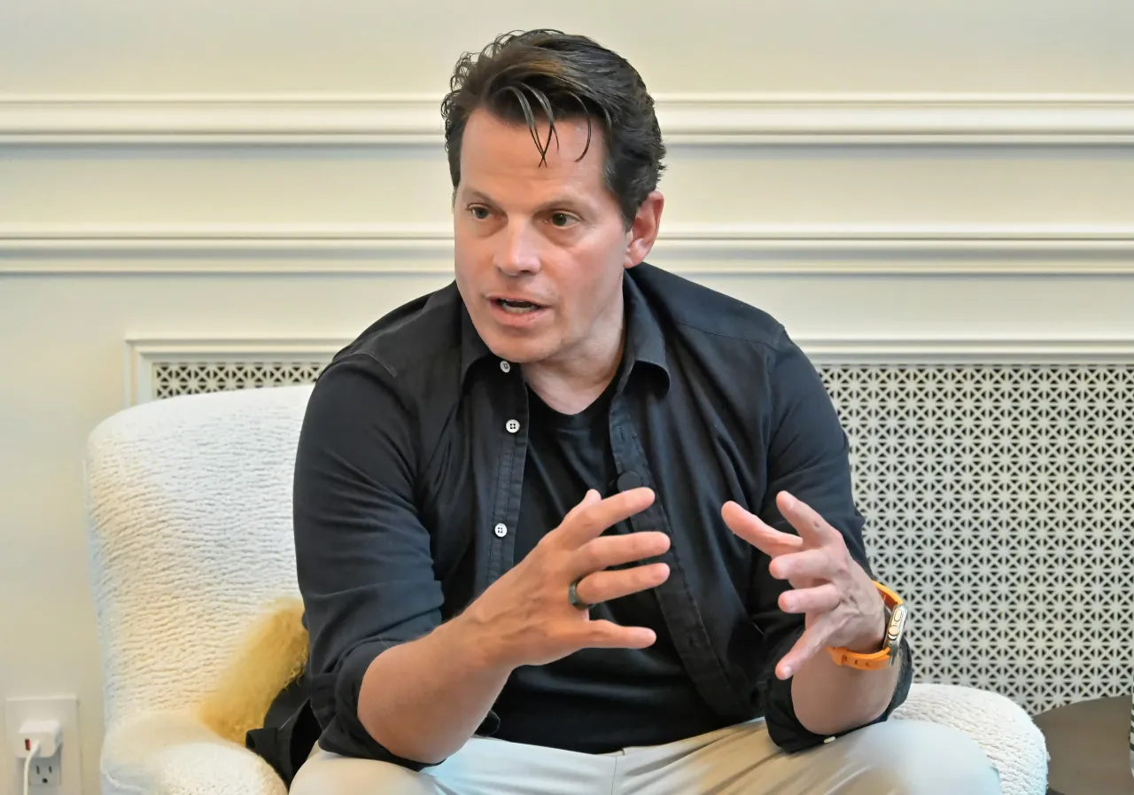 Anthony Scaramucci speaks at Bitcoin and Women: Empowering The Future One Block at a Time. (Photo by Chance Yeh/Getty Images)