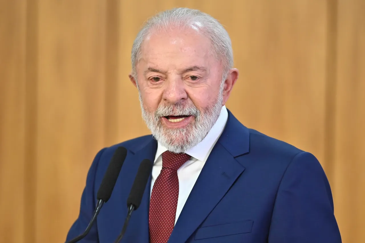 President of Brazil, Lula Da Silva, welcomes President of Nigeria, Bola Tinubu, during an official visit to Brazil at Planalto Palace on August 25, 2025 in Brasilia, Brazil.