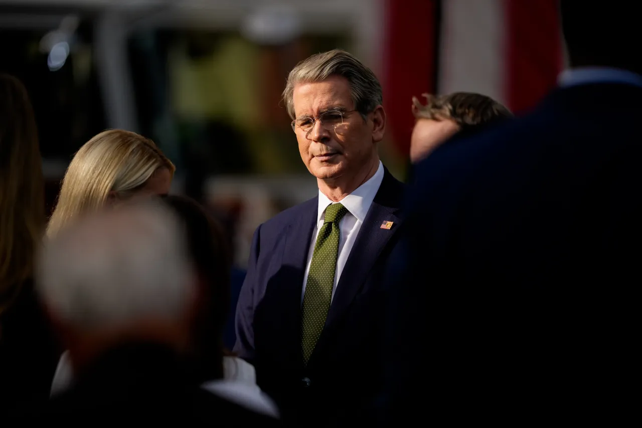 Treasury Secretary Scott Bessent, pictured on a September 11, 2025 event at Pentagon in Arlington, Virginia. (Photo by Andrew Harnik/Getty Images)