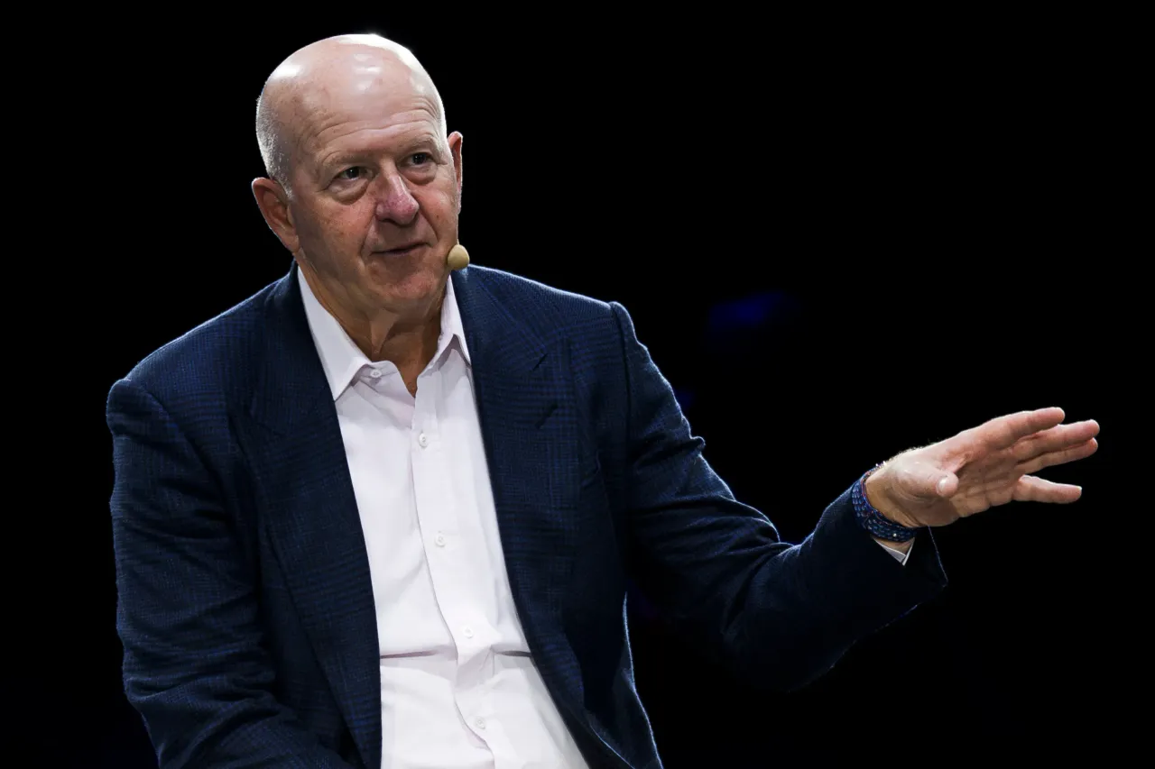 David Solomon, CEO of Goldman Sachs, speaks on stage during the Italian Tech Week 2025. 