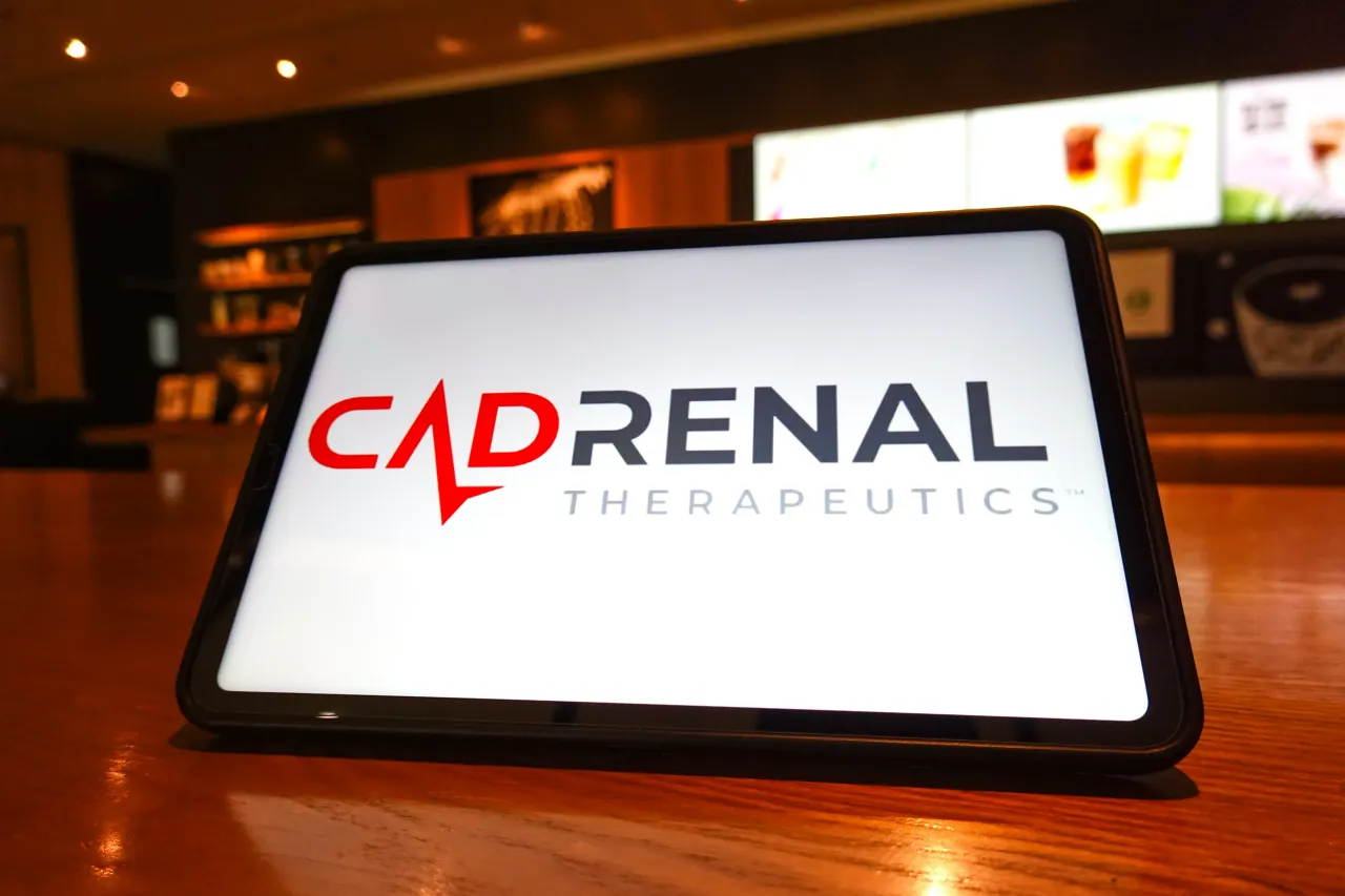  In this photo illustration, the Cadrenal Therapeutics logo is displayed on the screen of a tablet. (Photo Illustration by Sheldon Cooper/SOPA Images/LightRocket via Getty Images)