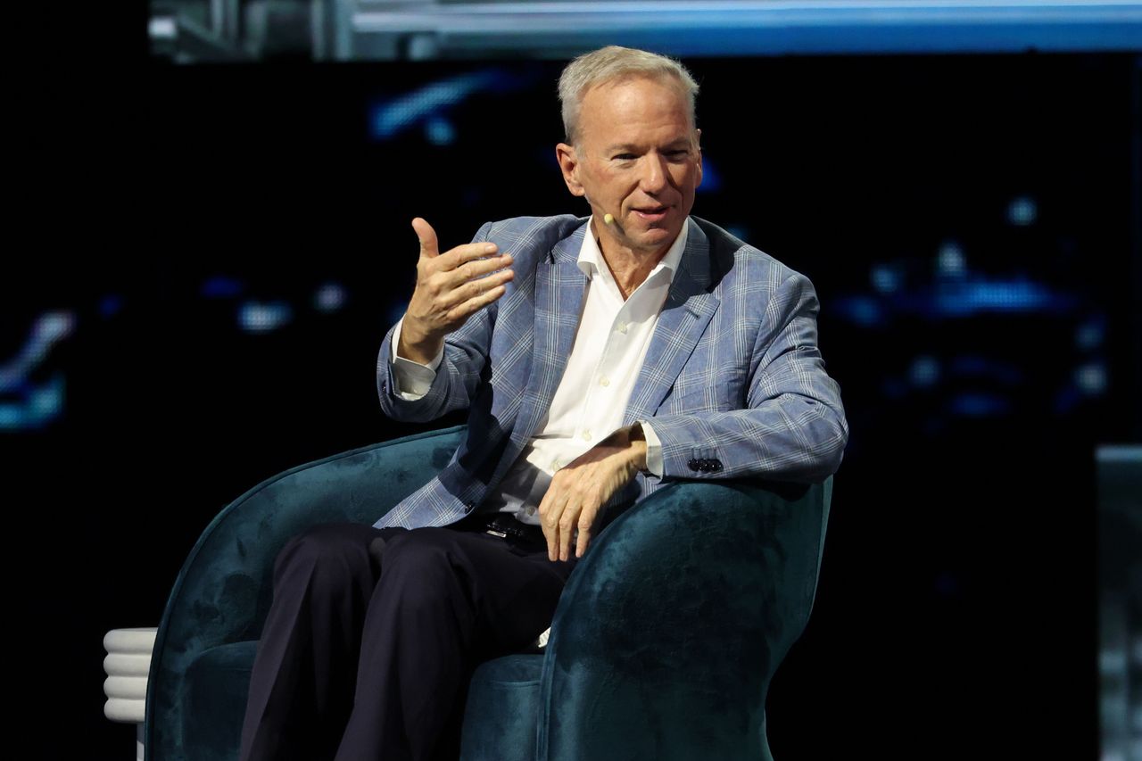 MIAMI, FLORIDA - NOVEMBER 06: Eric Schmidt, Former CEO and Chairman of Google, Chair and CEO of Relativity Space speaks onstage during day 2 of the America Business Forum at Kaseya Center on November 06, 2025 in Miami, Florida. (Photo by Alexander Tamargo/Getty Images for America Business Forum)