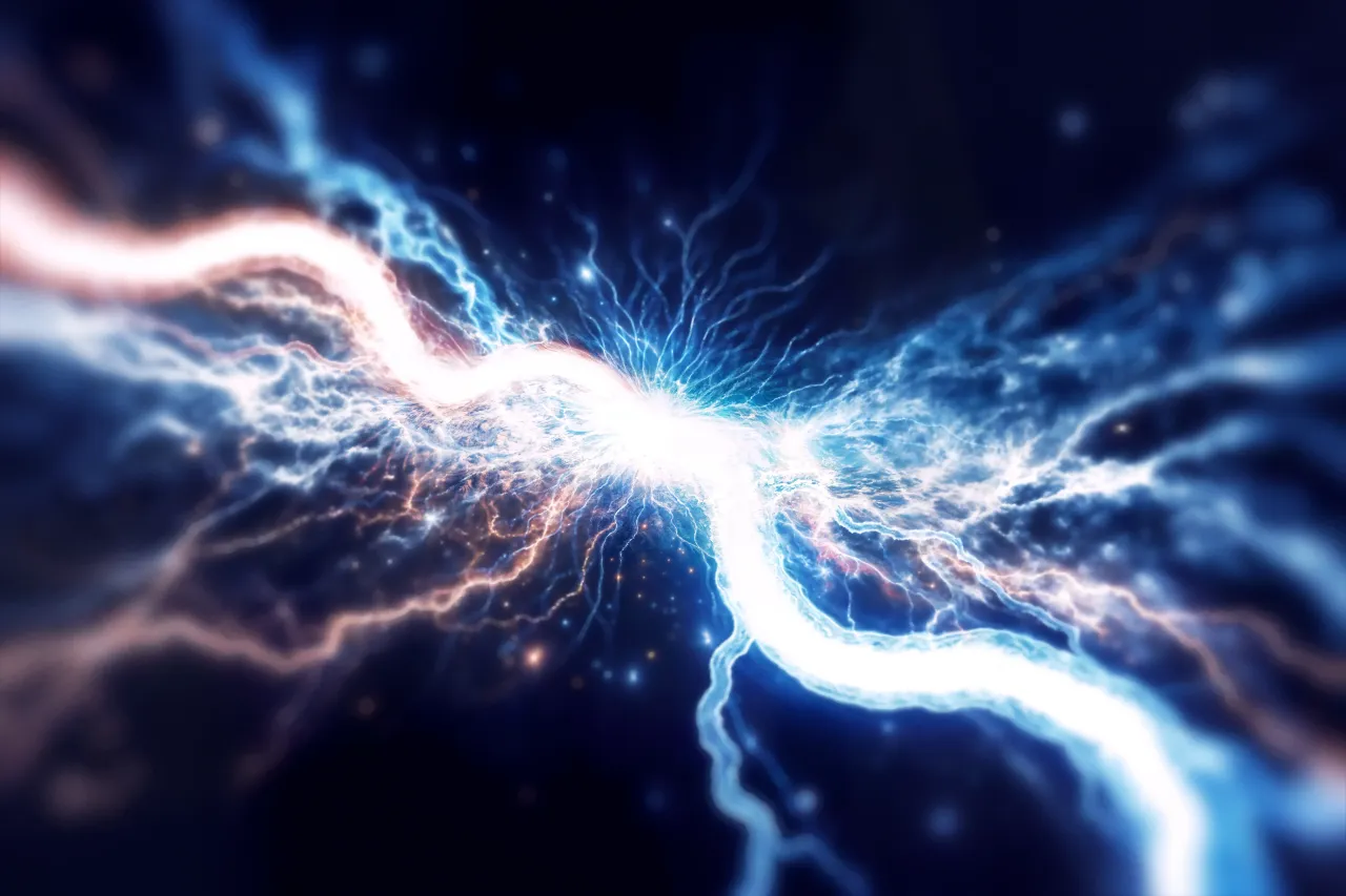  Picture for representational purpose. Close-up of energy on a black background via Getty Images. 