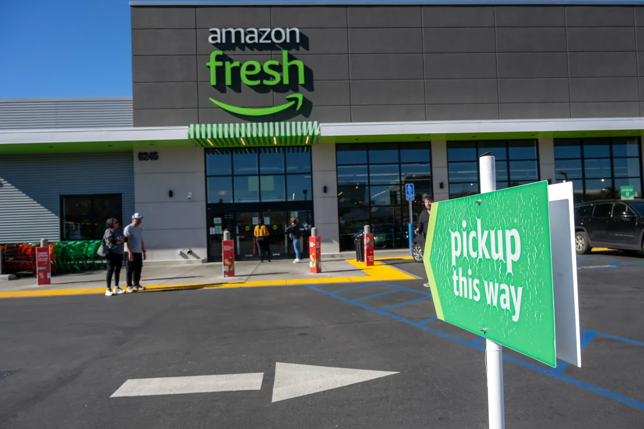 Amazon Go and Amazon Fresh physical stores will be closing. (Photo by Hans Gutknecht/MediaNews Group/Los Angeles Daily News via Getty Images)