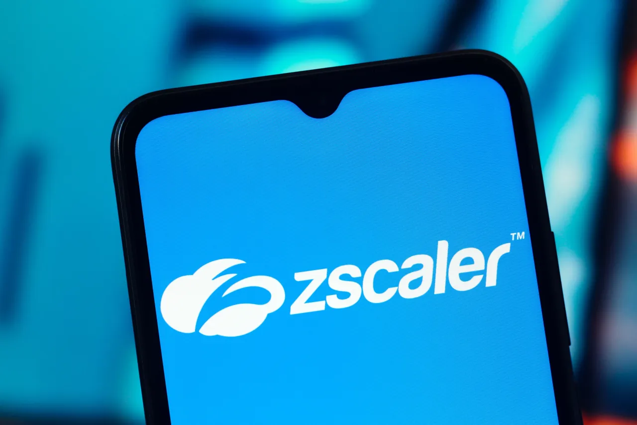 In this photo illustration, the Zscaler logo is seen displayed on a smartphone screen. (Photo Illustration by Thomas Fuller/SOPA Images/LightRocket via Getty Images)