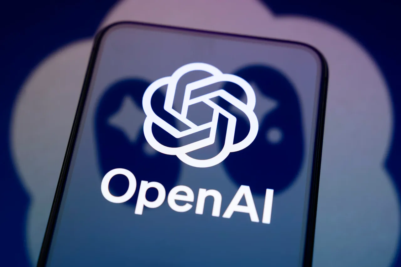 In this photo illustration, an Open AI logo is seen. (Photo Illustration by Avishek Das/SOPA Images/LightRocket via Getty Images)