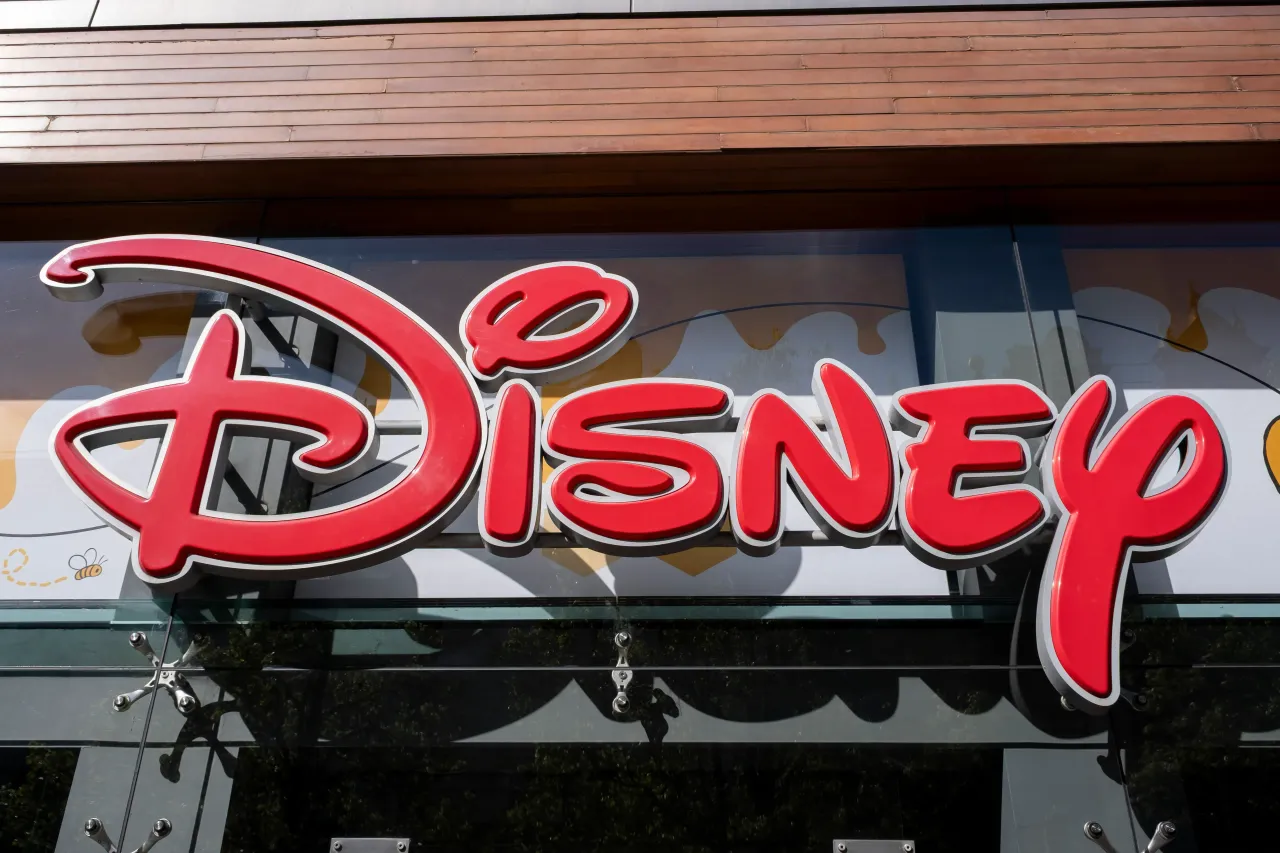 Sign for the media brand Disney Store on 6th April 2026 in London, United Kingdom.