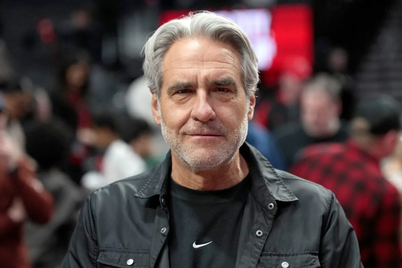 Elliott Hill, President and CEO of Nike, looks on after the game between the New Orleans Pelicans and the Portland Trail Blazers.