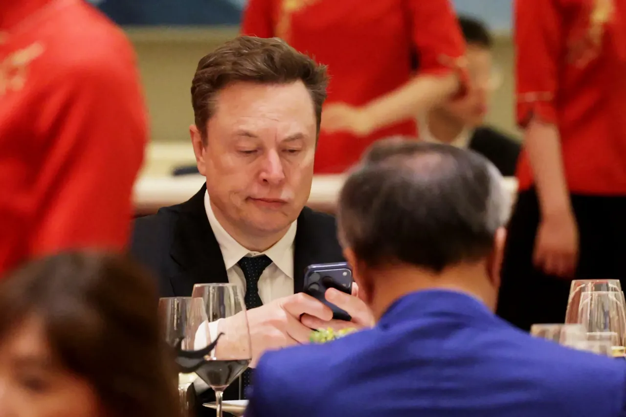 Tesla CEO Elon Musk attends a state banquet hosted by Chinese President Xi Jinping at the Great Hall of the People on May 14, 2026 in Beijing, China. (Photo by Alex Wong/Getty Images)