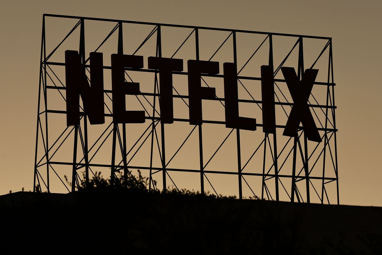 The Netflix logo is seen on the roof of an office building in Los Angeles, California, on May 29, 2026. (Photo by Michael Yanow/NurPhoto via Getty Images)
