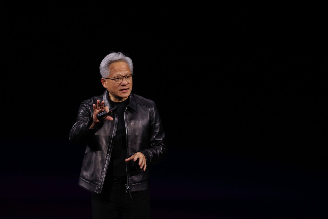 Jensen Huang, CEO of NVIDIA, gives a keynote address at the Berlin GPU Technology Conference (GTC) on October 21, 2026 in Berlin, Germany. (Photo by Sean Gallup/Getty Images)