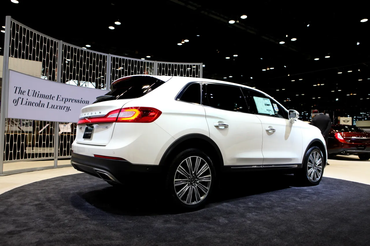 2017 Lincoln MKX is on display at the 108th Annual Chicago Auto Show at McCormick Place in Chicago, Illinois on February 12, 2016. (Photo By Raymond Boyd/Getty Images)