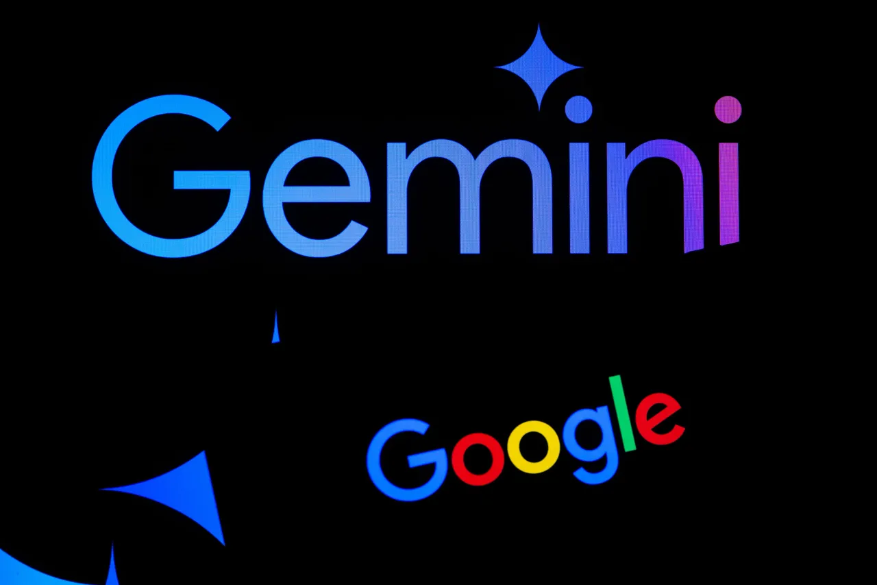  In this photo illustration logo of 'Google' is seen on a mobile screen in front of 'Gemini' logo on a computer screen showing 'Gemini' logo in Ankara, Turkiye on July 2, 2025. 