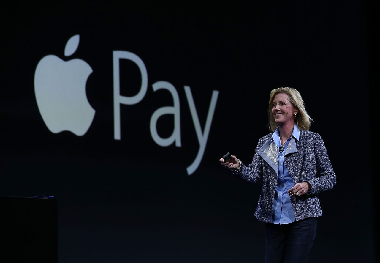 Apple Inc.’s longtime Pay and Wallet chief Jennifer Bailey is retiring after more than 25 years at the company. (Photo by Justin Sullivan/Getty Images)